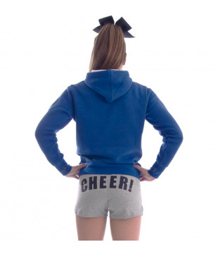 Modrá mikina Born To Cheer