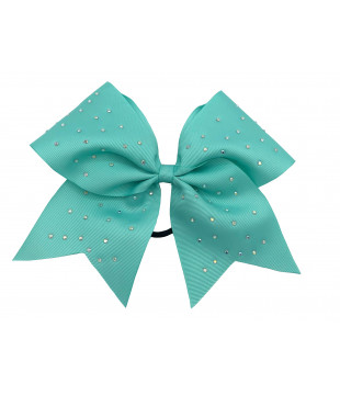 Middle cheer bow with Rhinestones