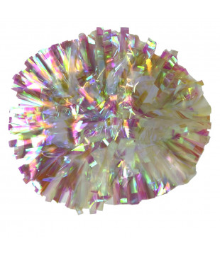 Pompoms Crystal Rainbow Iridescent XL