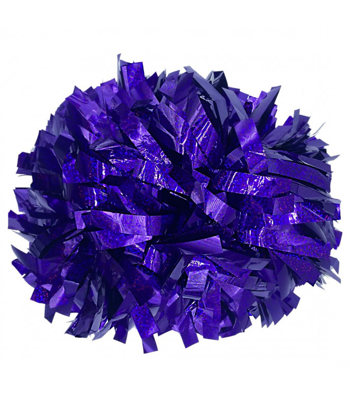 Pompoms Holographic Purple M Velikost pompony radius 6 - 15 cm Color Violet