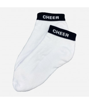 Kotníčkové ponožky s nápisem CHEER