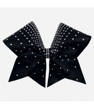 Large satin cheer bow with...