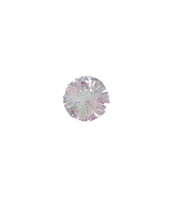 Pompony Iridescent Crystal Rainbow jednobarevné